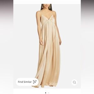 COPY - SACHIN & BABI Jessica Gown in nude. Size 0! Worn only once!